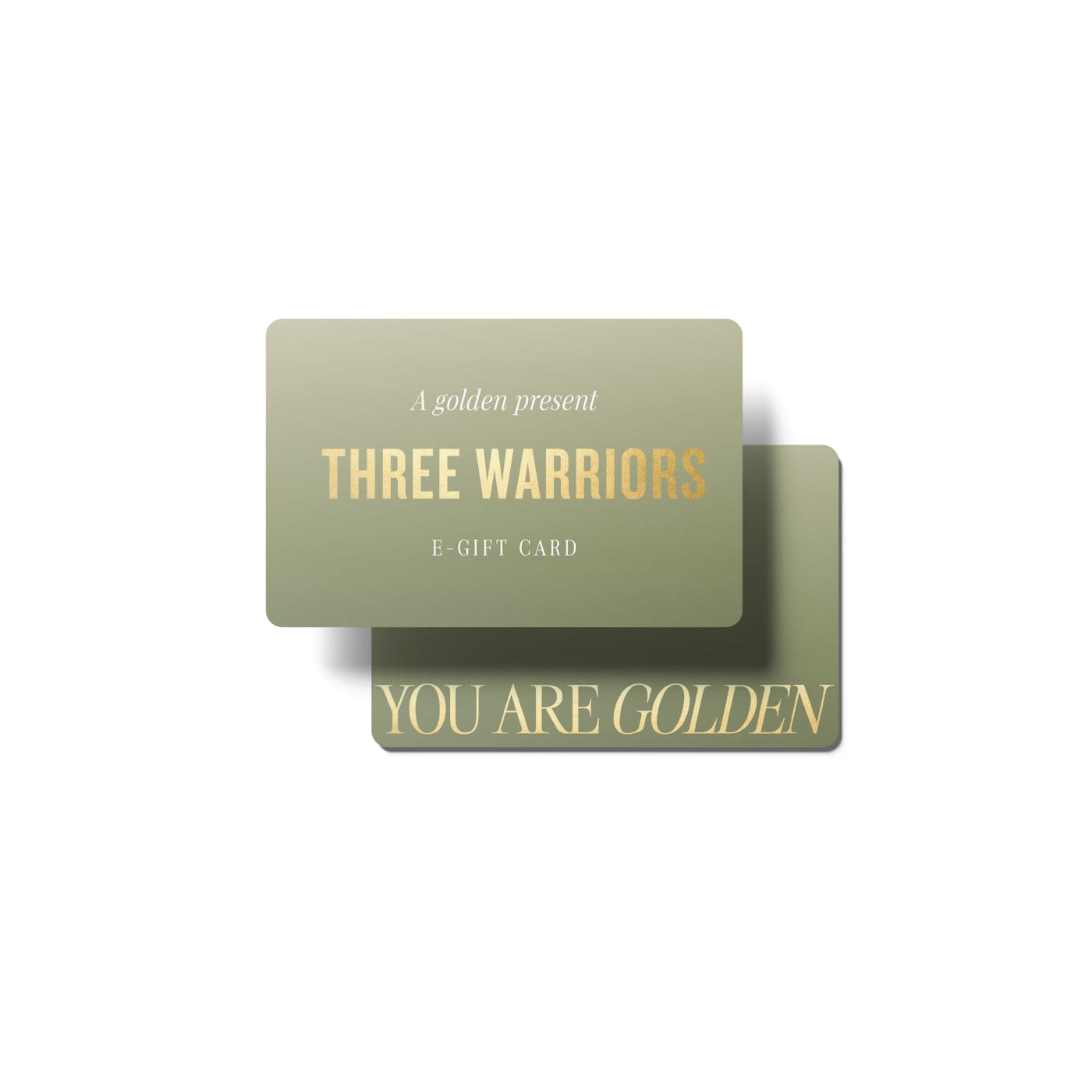 Three Warriors Gift Card