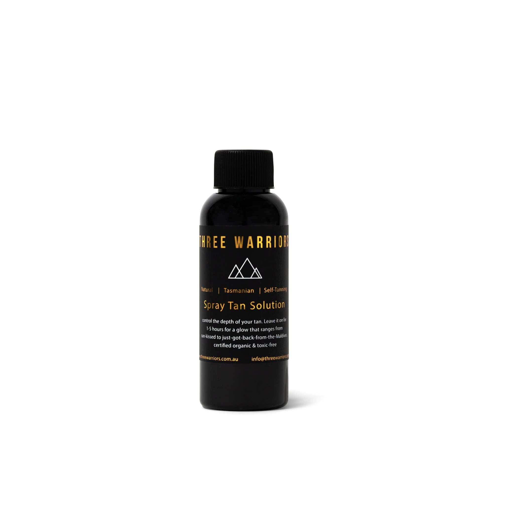 Three Warriors | 100ml Spray Tan Solution sample