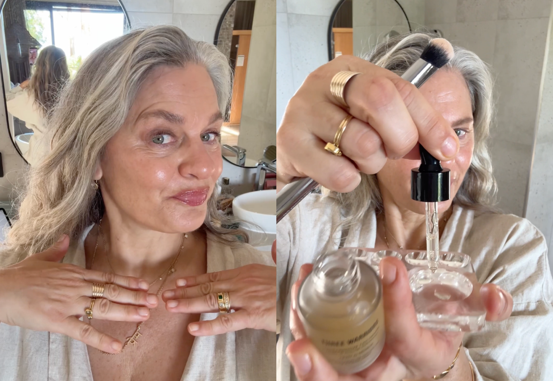 Aussie Girl Glam: Pati Dubroff’s Lit-From-Within Glow Using Three Warriors Hydrabronze Tan Drops