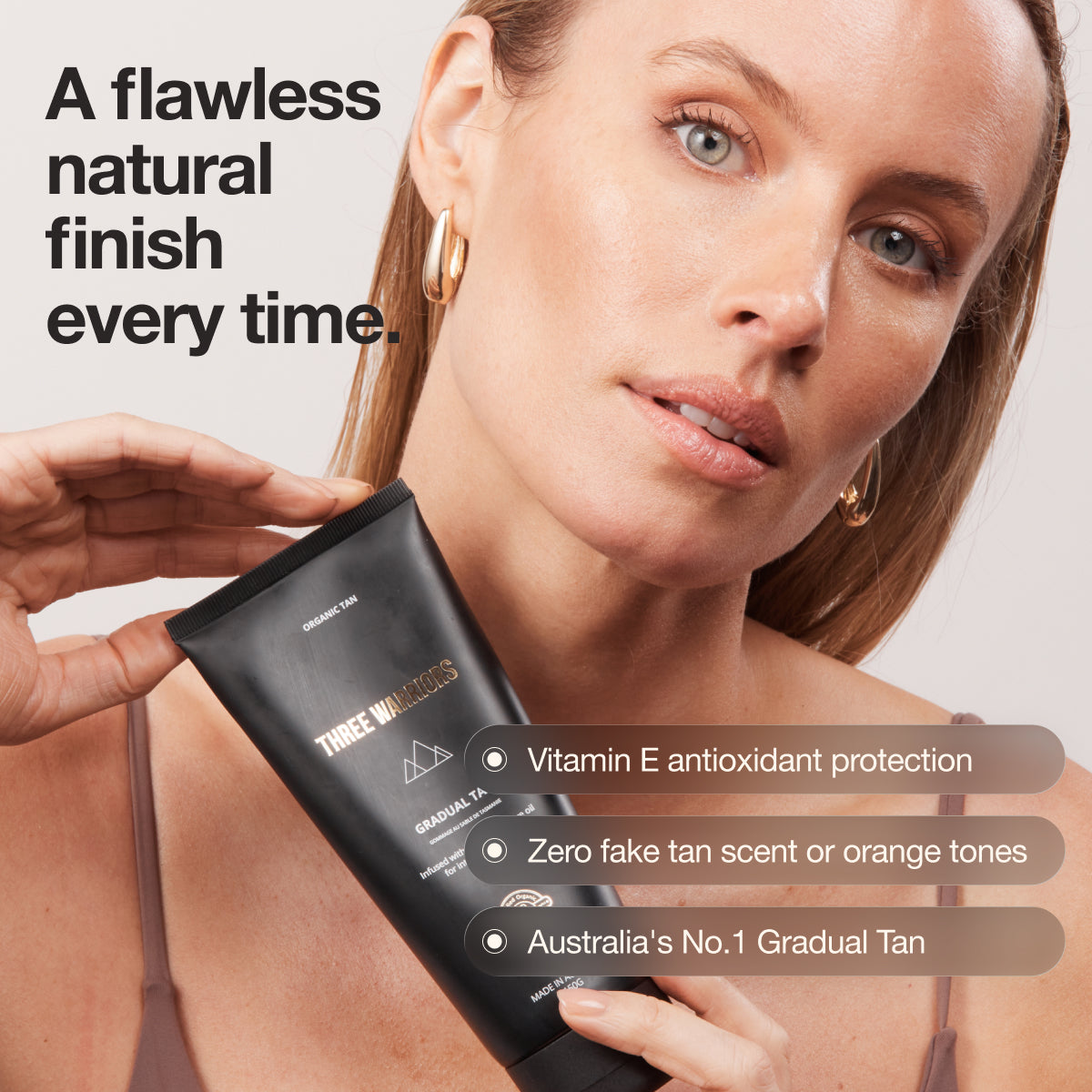 Natural Gradual Tan | Three Warriors | Streak & Orange Free Organic Tan