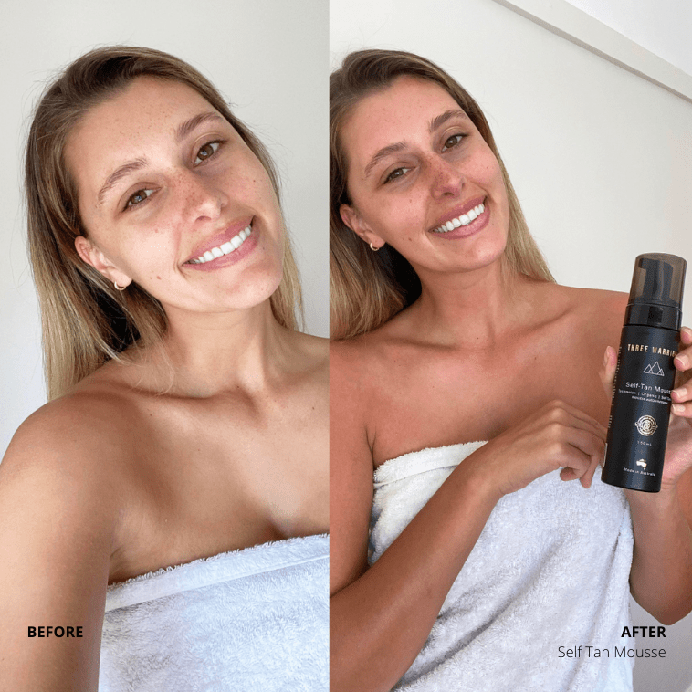 Self Tanning Mousse | Before & After