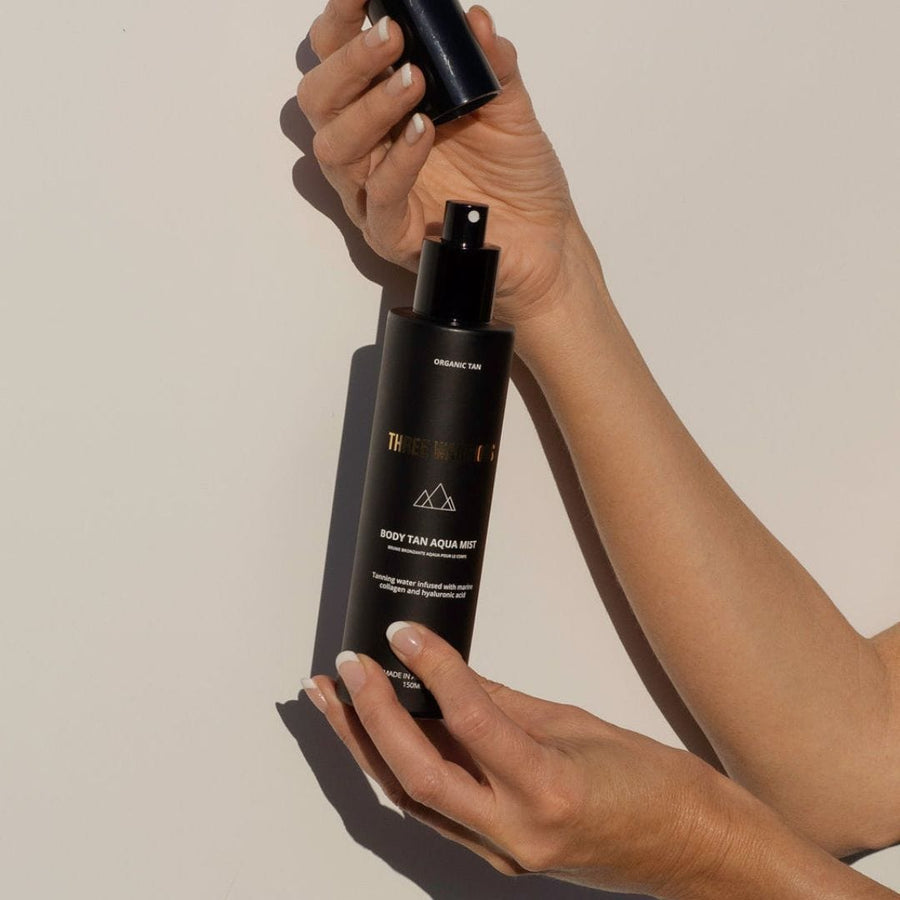 Body Tan Water | Three Warriors | Radiance Boosting Natural Tan Mist 