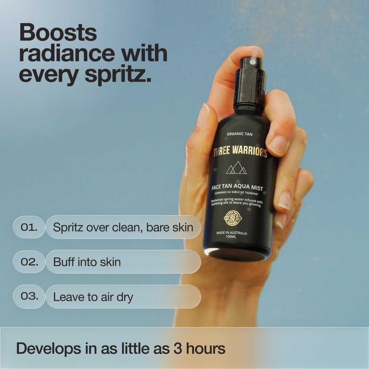 Face Tan Water