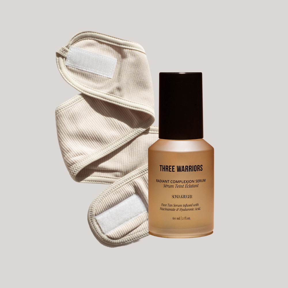 Limited Edition Made To Glow Kit By Sonia Kruger | Three Warriors | Streak & Orange Free Organic Tan