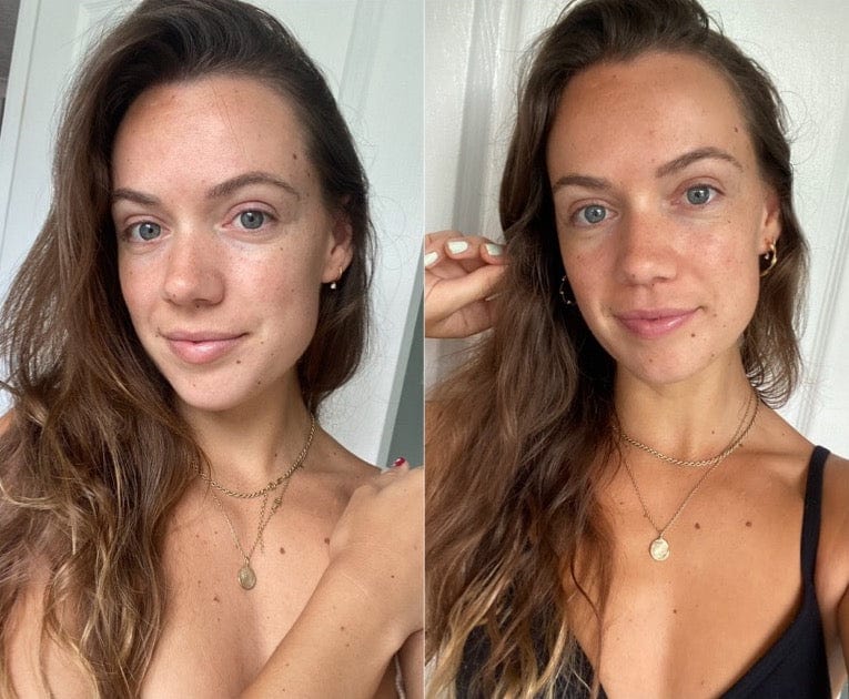 Face Tan Water | Before & After